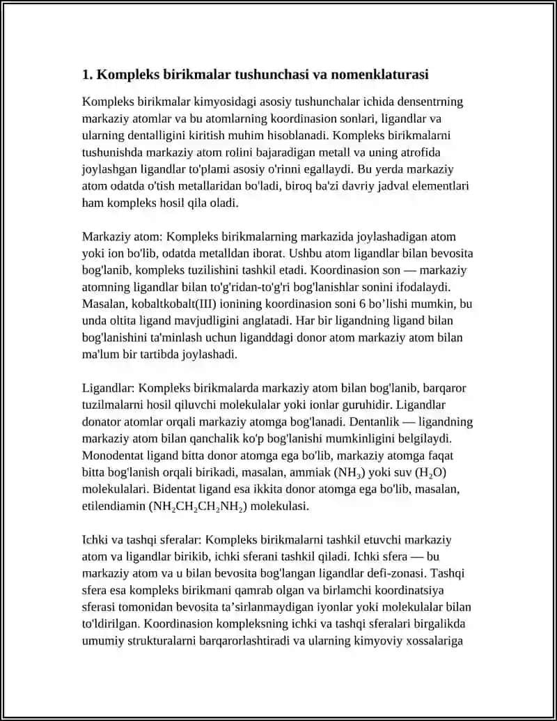 KIMYO KOMPLEKS BIRIKMALARI 4