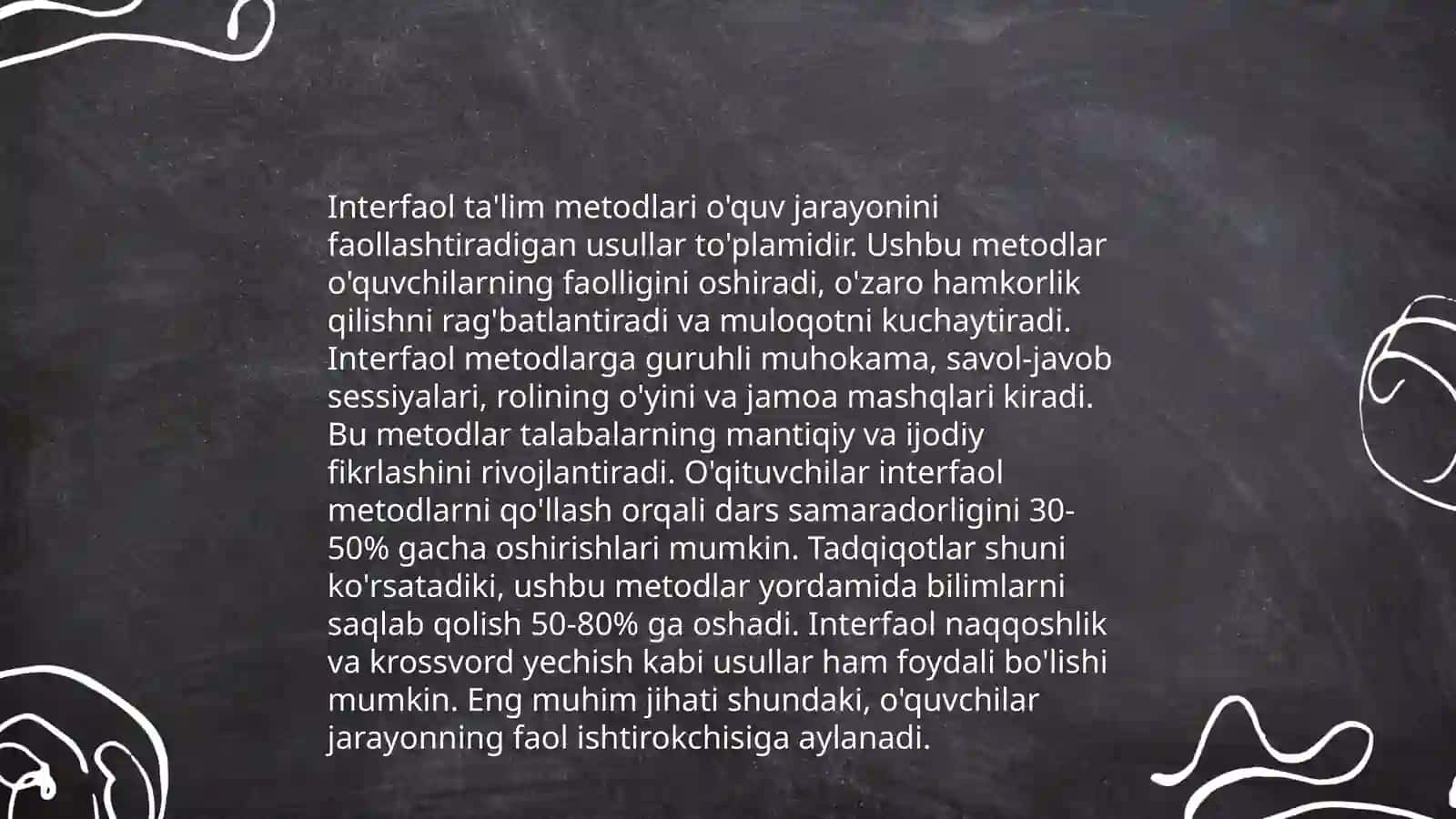 Kasb ta'limi metodlari va ularning tavsifnomasi 4