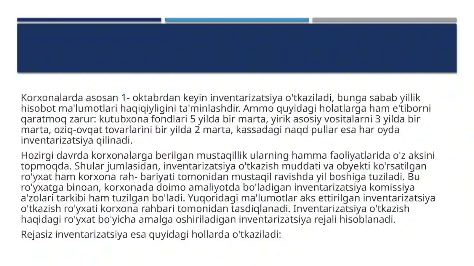 Inventarizatsiya haqida tushuncha 4