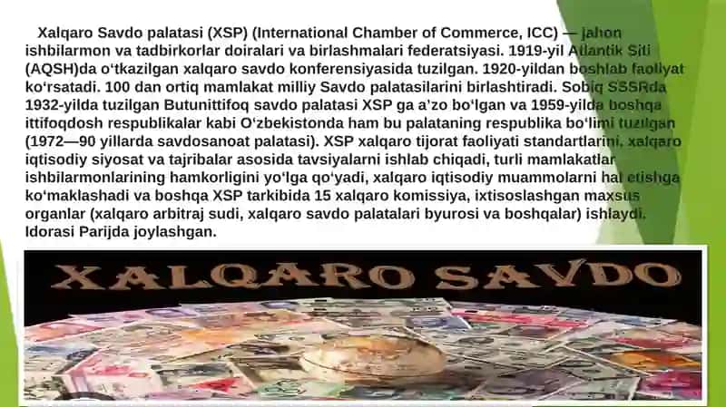 Xalqarosavdopalatasi(XSP) 4