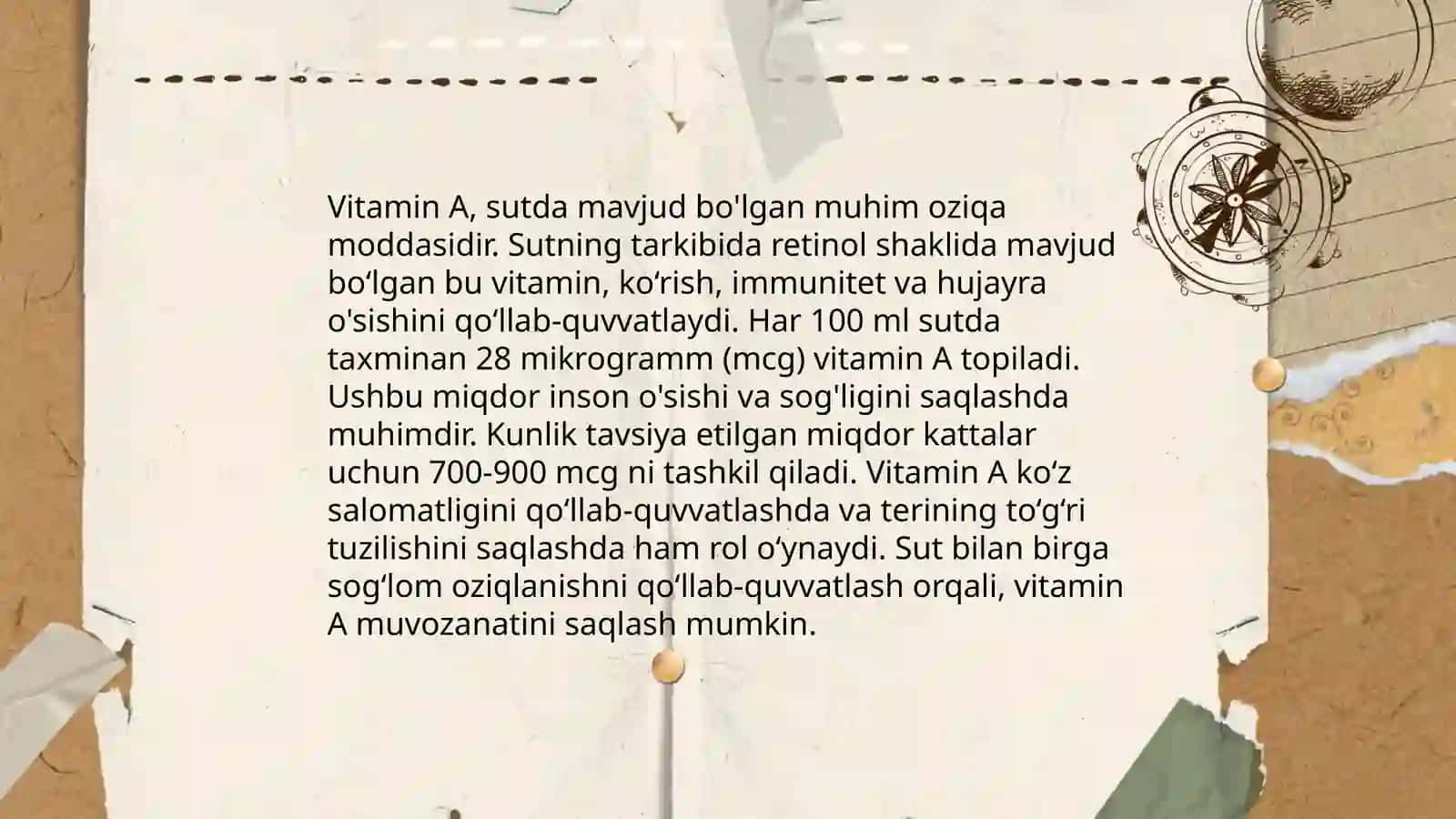 Sut tarkibidagi vitaminlar 4