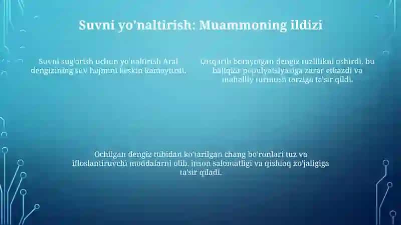 Orol dengizi va uning ekologik muammolari 4