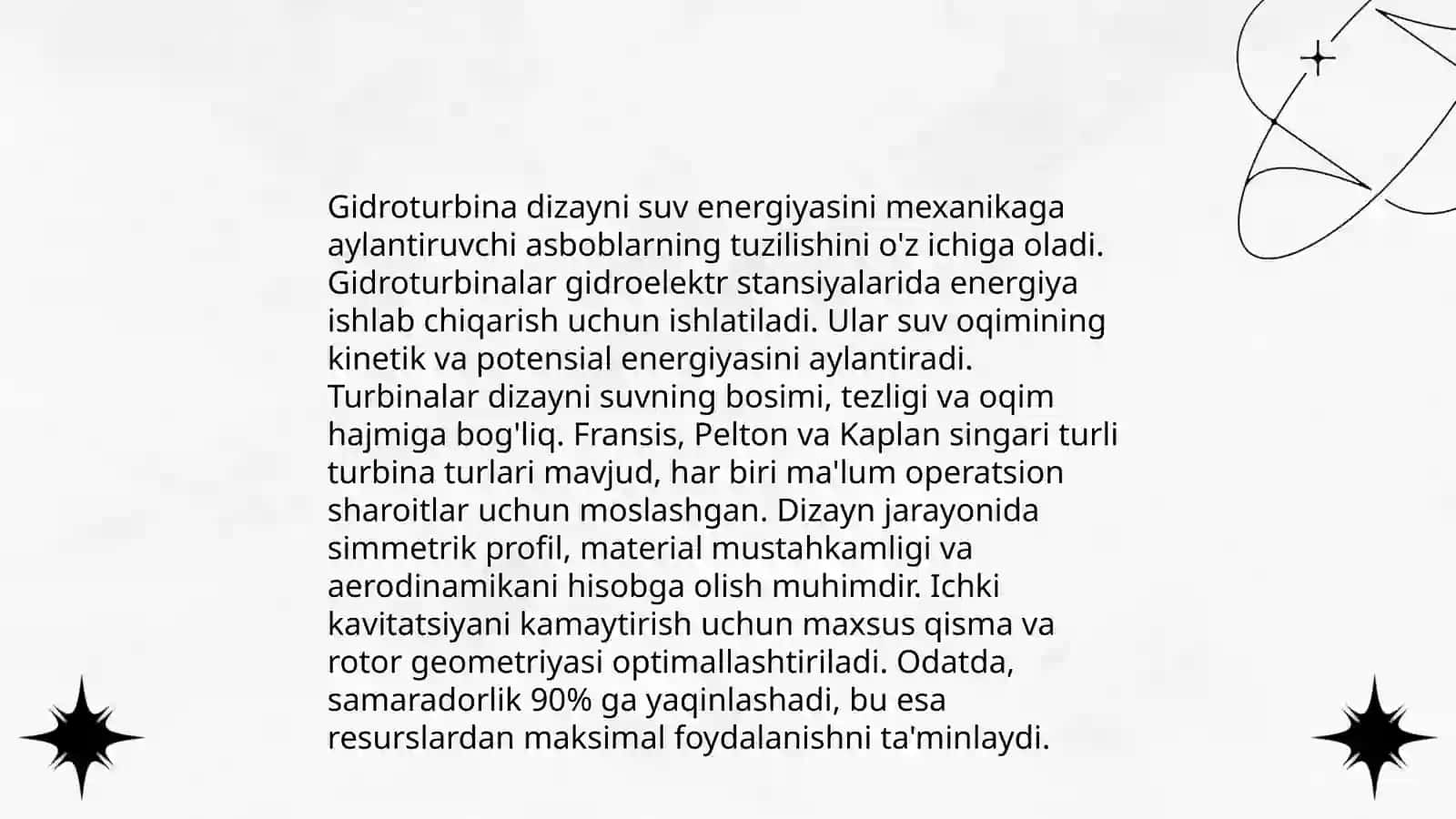 Zamonaviy gidravlik turbinalar 4