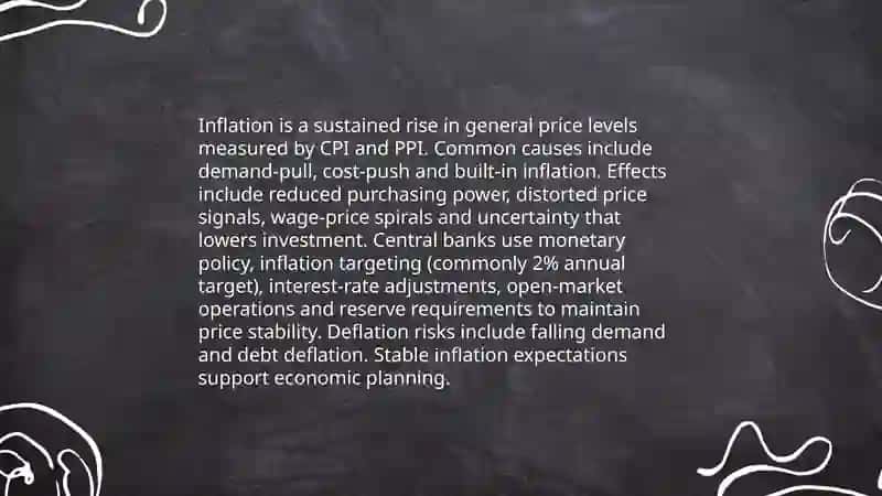 Inflation and price stability 4
