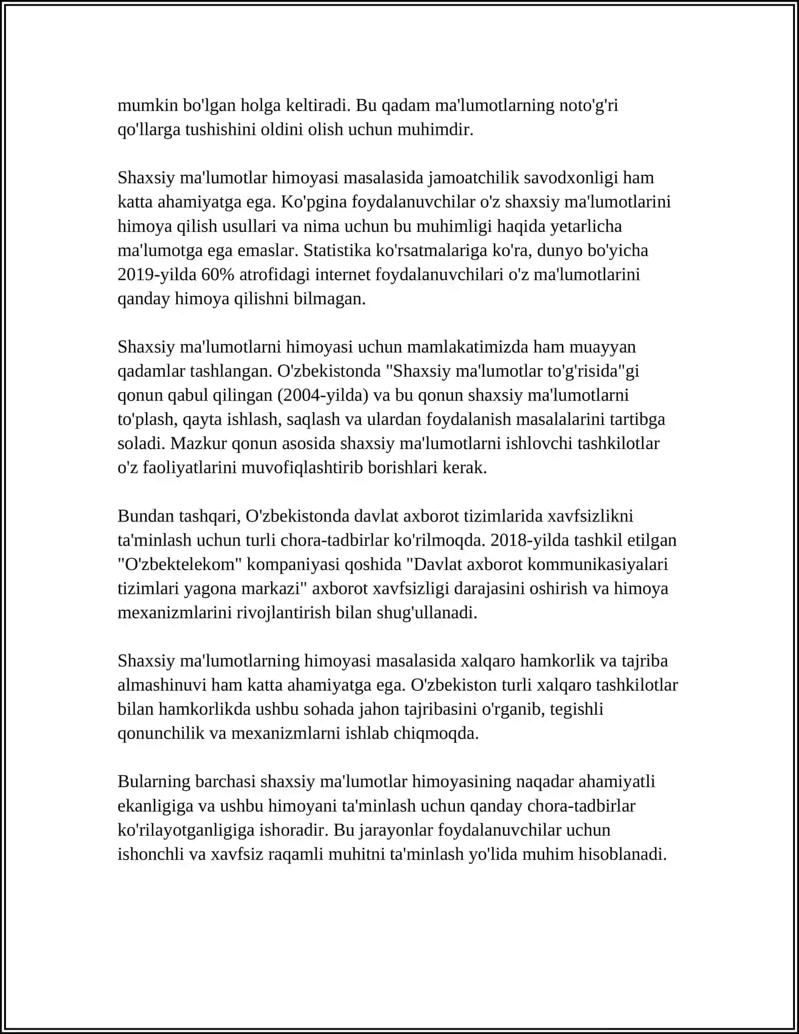 IJTIMOIY TARMOQLARDA TAHDID VA XAVF-XATARLAR 4
