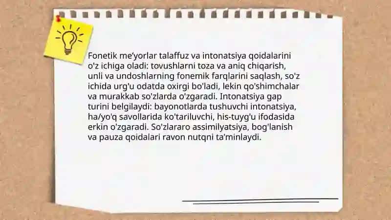 Oʻzbek adabiy nutqi meʼyorlari 4