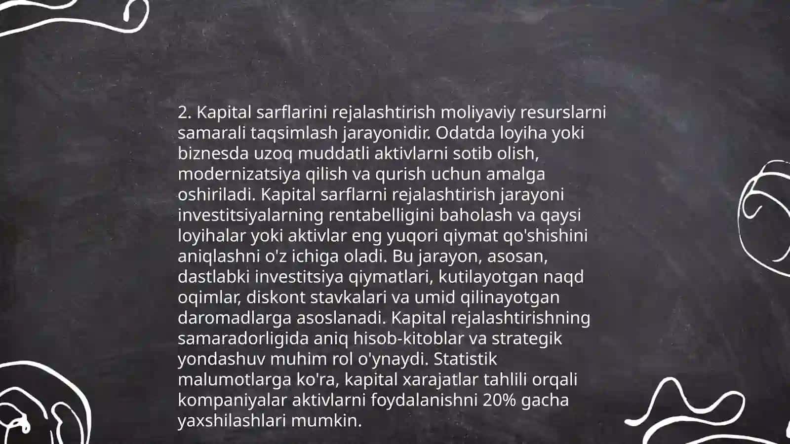 Investitsiyalarning dinamik modellari 4