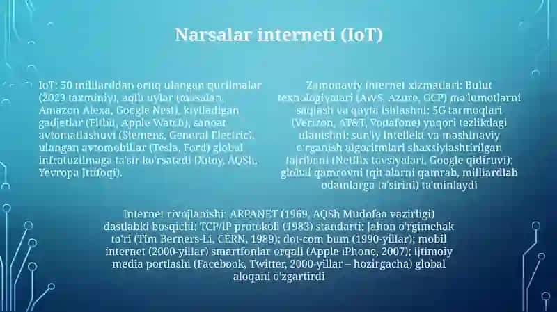 Internetning zamonaviy xizmatlari 4