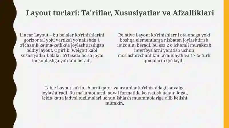 Layoutlar Turlari 4