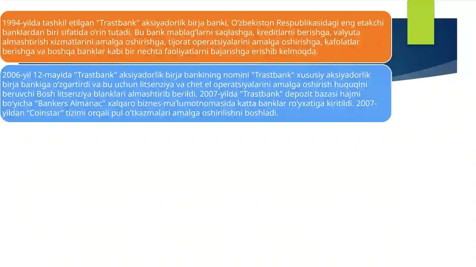 TRANSBANK XABQARSHIXIZMATLAR OFISI 4