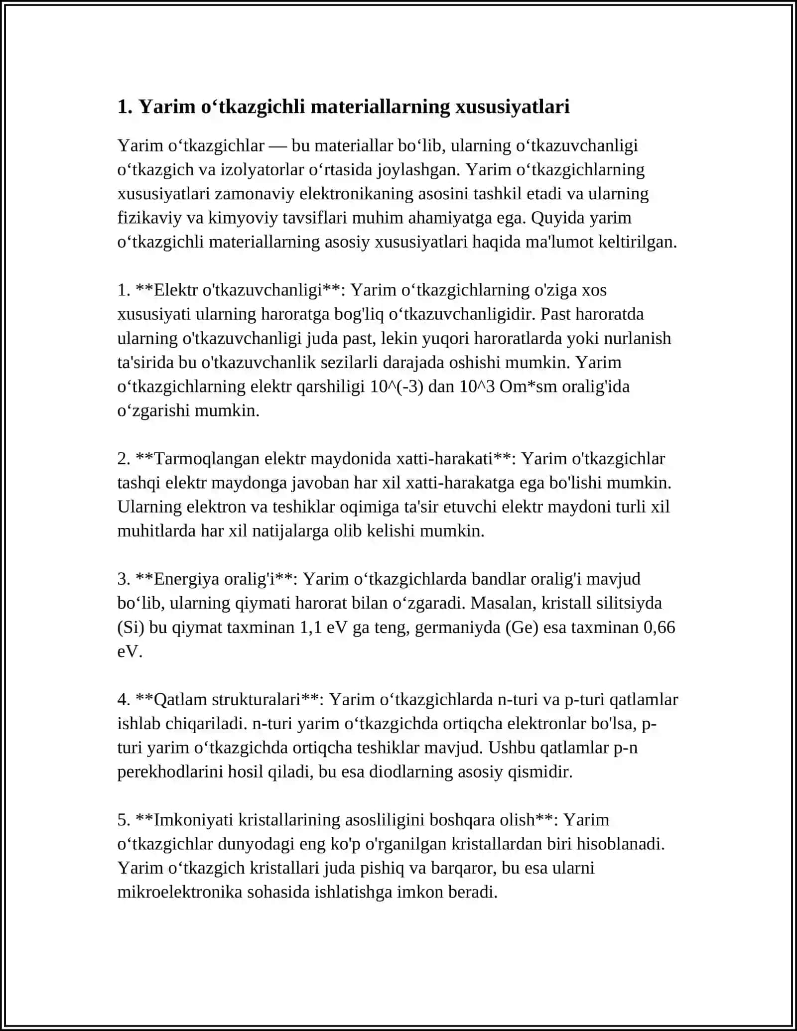 FAN:AVTOMATIKA ASOSLARI VA TEXNIK VOSITALAR 4