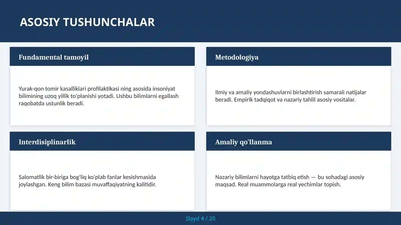 Yurak-qon tomir kasalliklari profilaktikasi 4