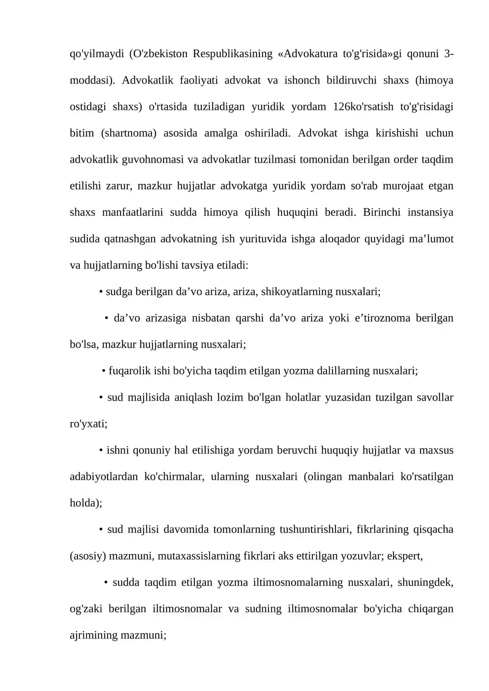 Sudda vakillik qila olmaydigan shaxslar 4