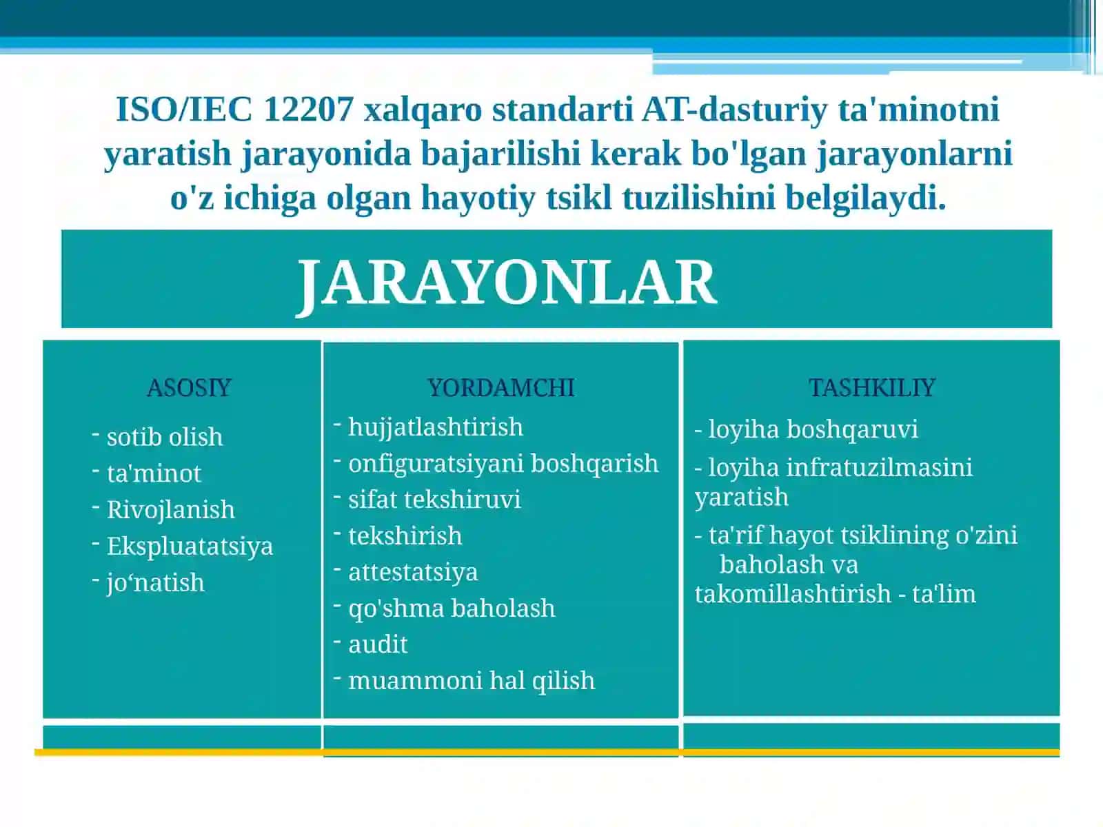 Axborot  tizimlarining  hayot  tsiklini     boshqarish 4