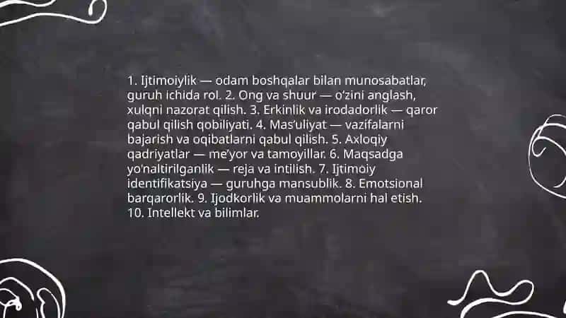 Shaxs haqida tushuncha 4