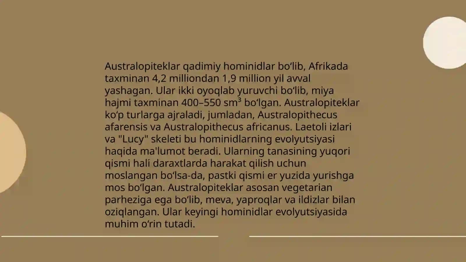 Odam evolyutsiyasi, dastlabki odamlar 4