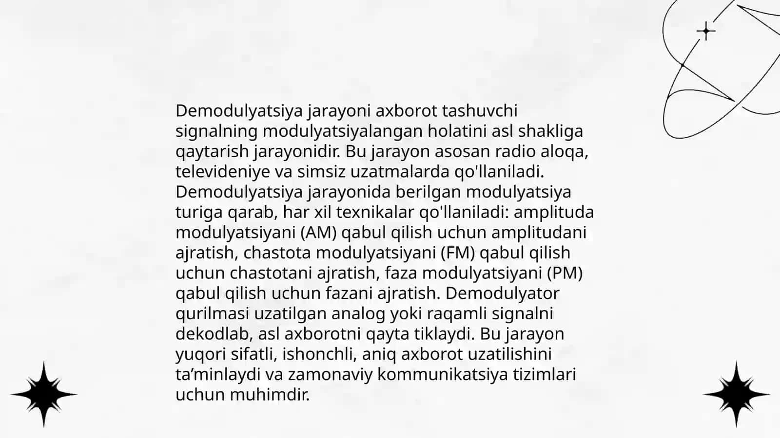Modulyator va demodulyatorlar 4
