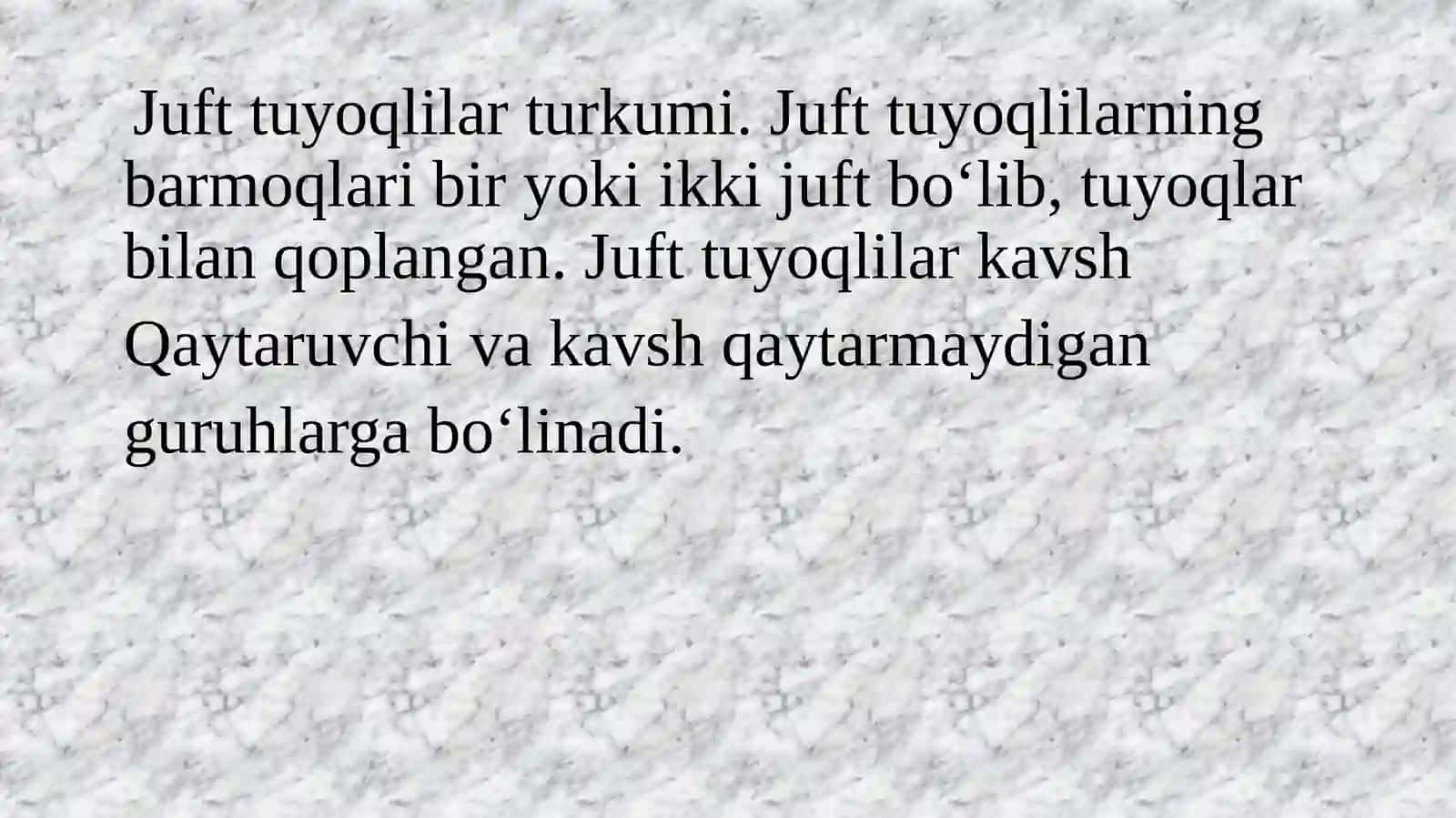 TUYOQLI SUT EMIZUVCHILAR 4