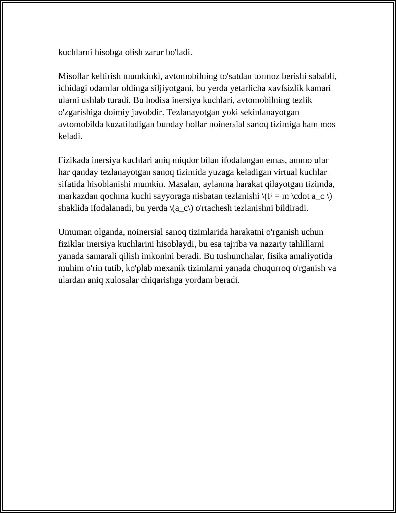 NOINERSIAL SANOQ TIZIMLARIDAGI INERSIYA KUCHLARI 4