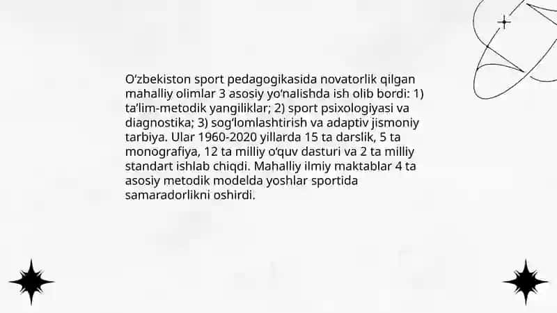 Sport pedagogikasi novatorlari 4