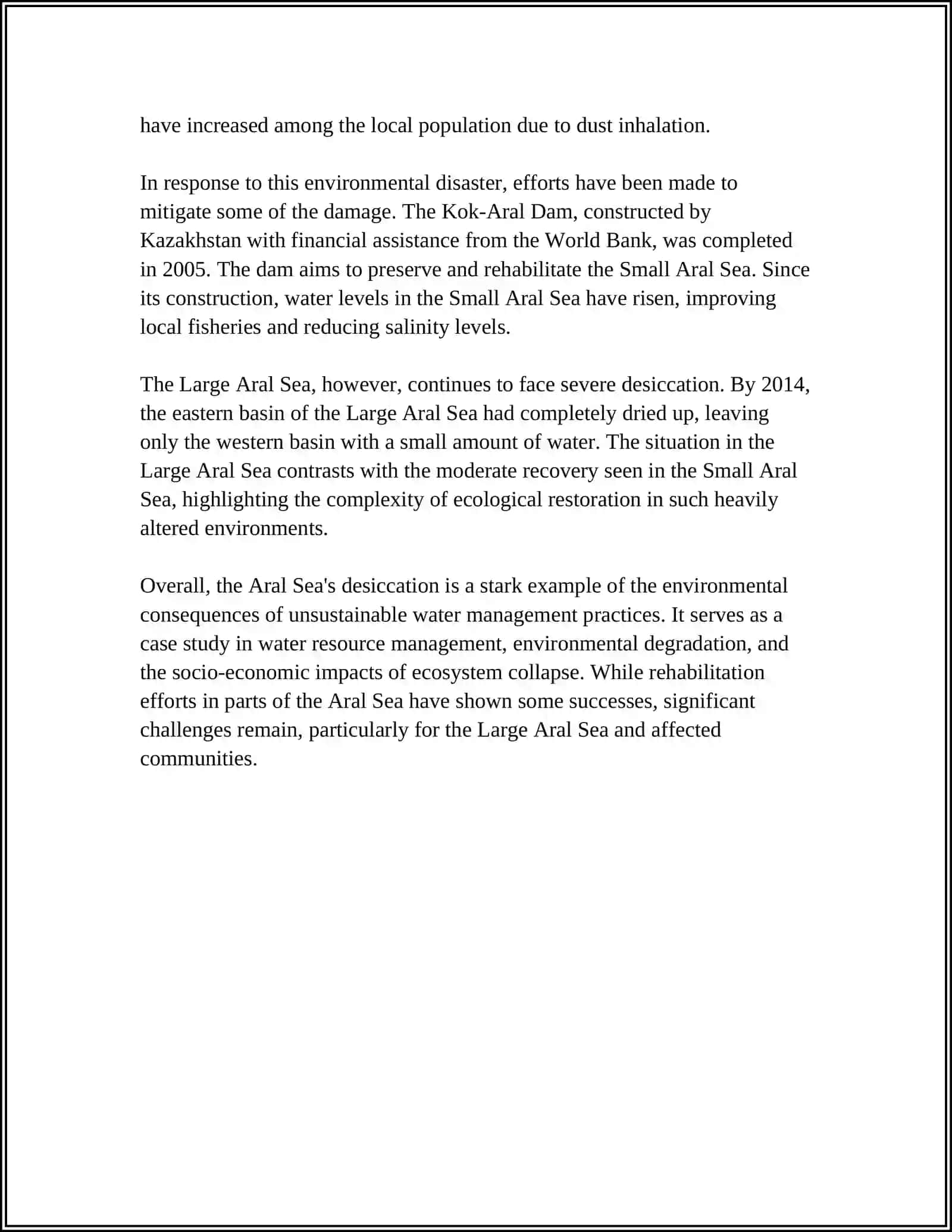 REFERAT Theme: ECOLOGICAL PROBLEMS OF UZBEKISTAN 4