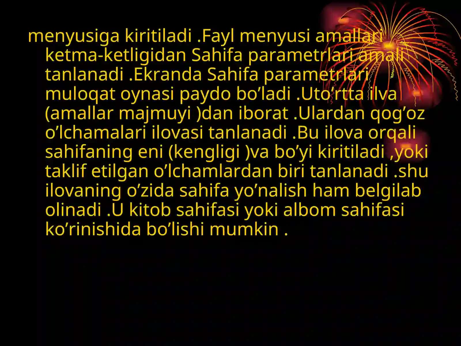 Hujjatlarni asosiy parametrlari 4