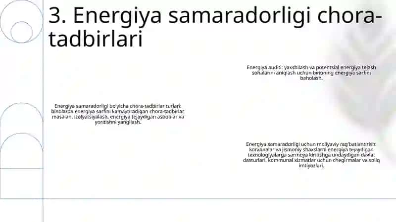 Energiya Tejamkorligini Umumiy Asoslari 4