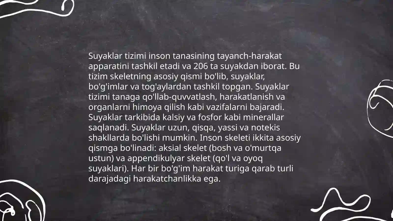 Tayanch-harakat tizimining anatomiyasi 4