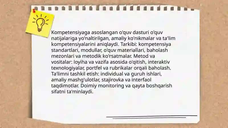 Ta'limni tashkil etish shakllari va turlari 4