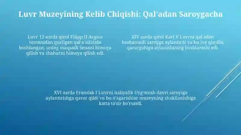 Fransiyarenessansivaluvrmuzeyiqurulishi 4