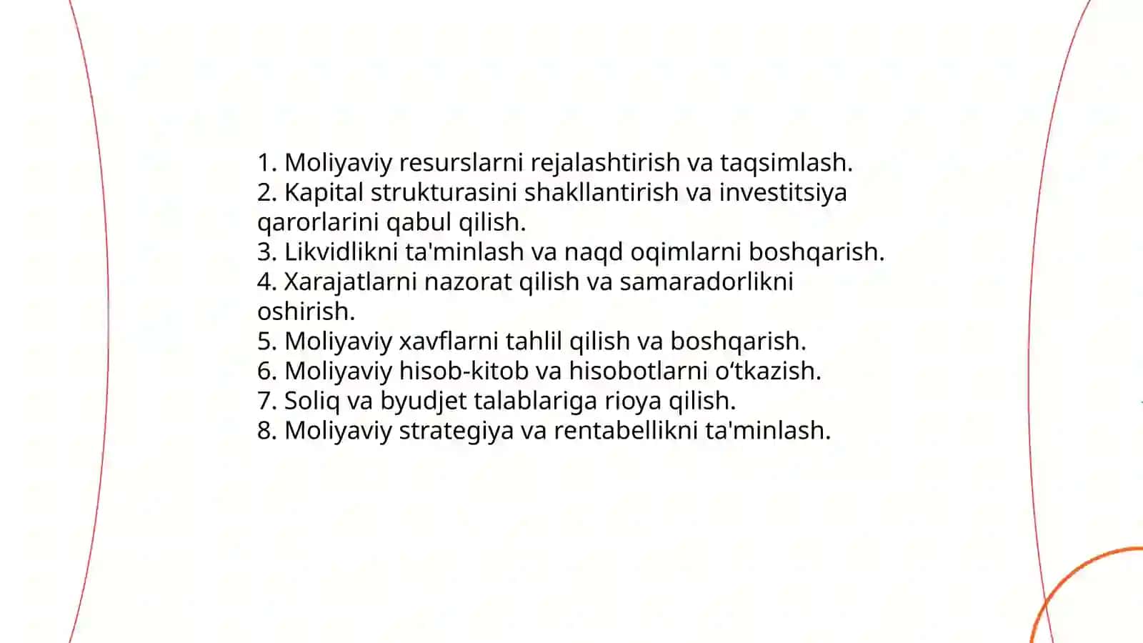 Moliyaviy menejmentning maqsadi va vazifalari 4
