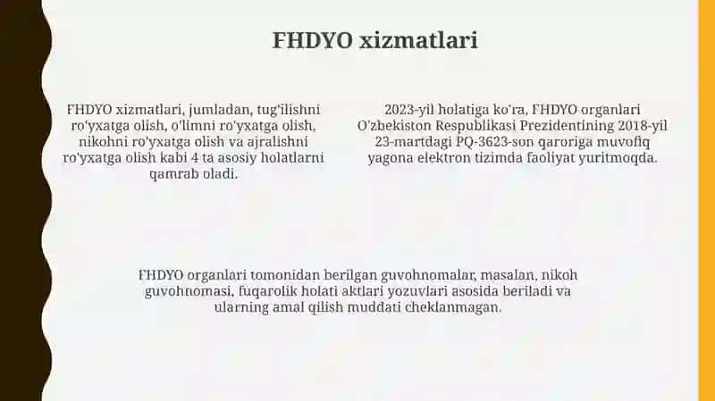 FHDYo bo'limlari 4