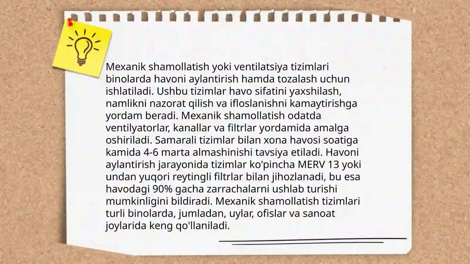 Ishlab chiqarish binolarini shamollatish turlari va qurilmalari 4