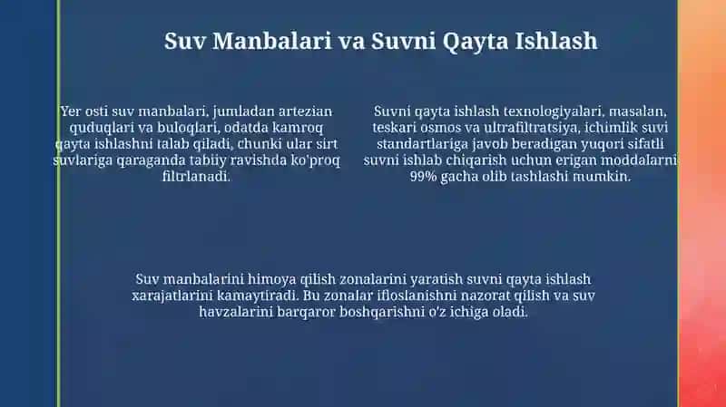 Mahalliy va markazlashgan suv ta'minoti 4