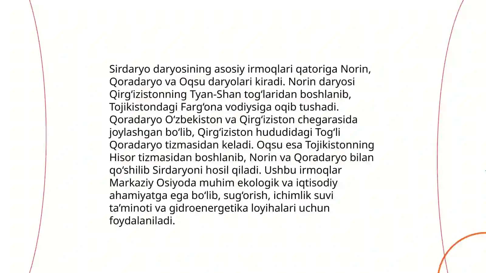 Sirdaryo Havzasi Gidrografiyasi 4