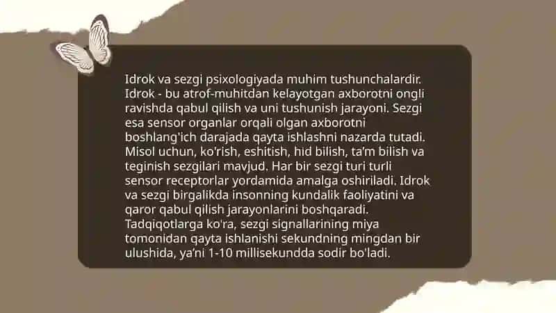 Idrok haqida tushuncha 4