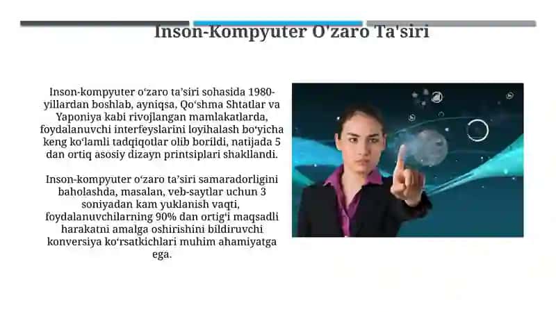 Inson axborotini qayta ishlash tizimi 4