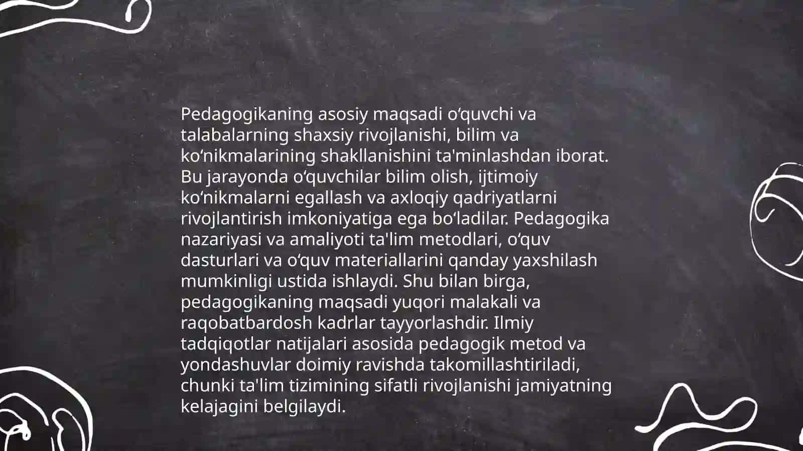 Pedagogikaning ilmiy asoslari 4