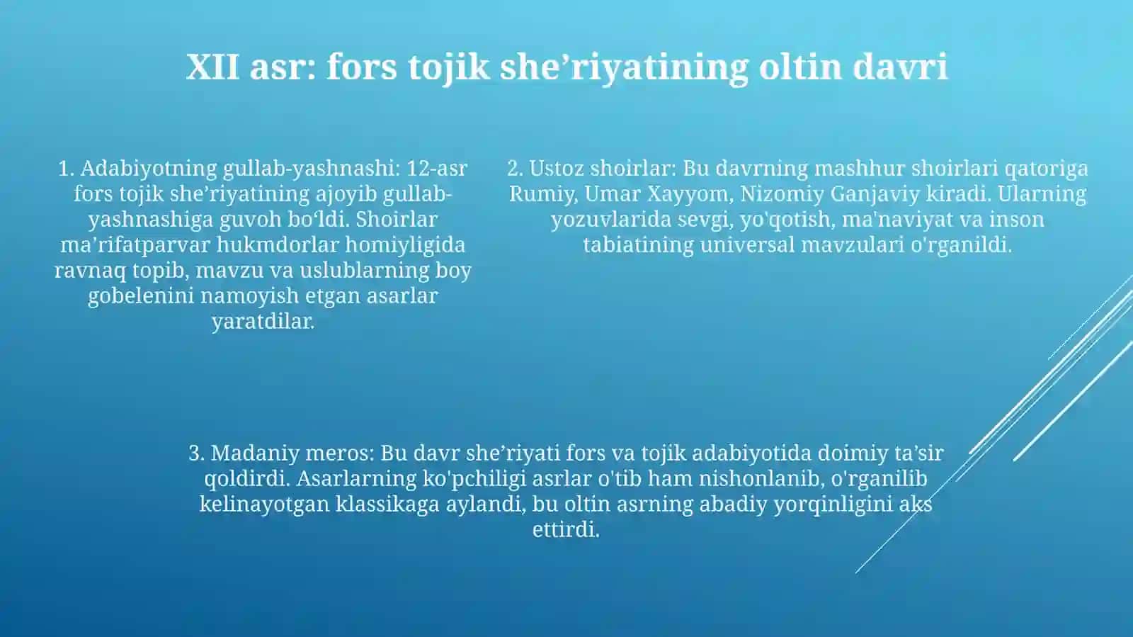 X Xii Asrlarda ForsTojikAdabiyoti 4