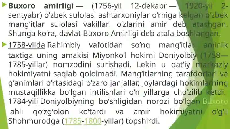 BUXORO AMIRLIGI TARIXIY GEOGRAFIYASI 4