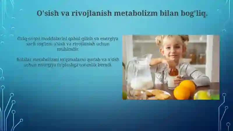 Bolalar organizmida modda va energiya almashinuvi 4