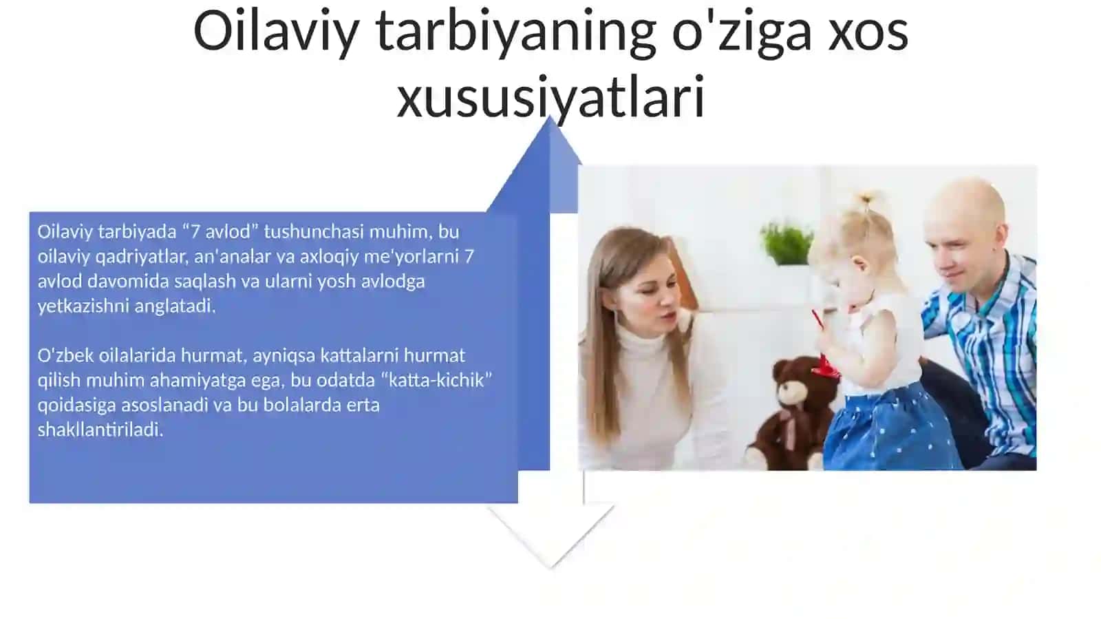 Oilada farzand tarbiyalashning xususiyatlari 4
