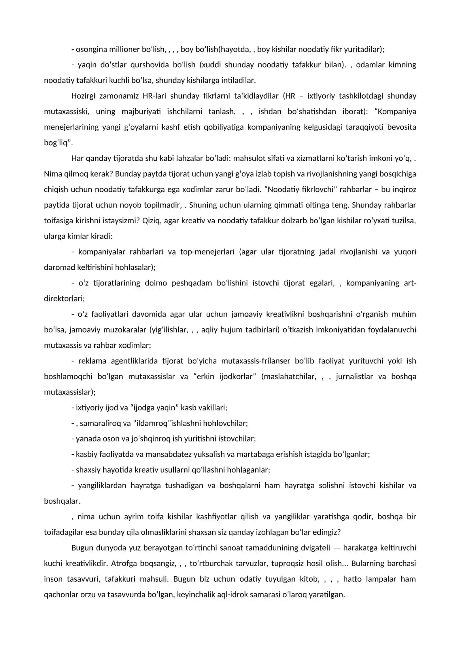 Noodatiy fikrlash asoslari 4