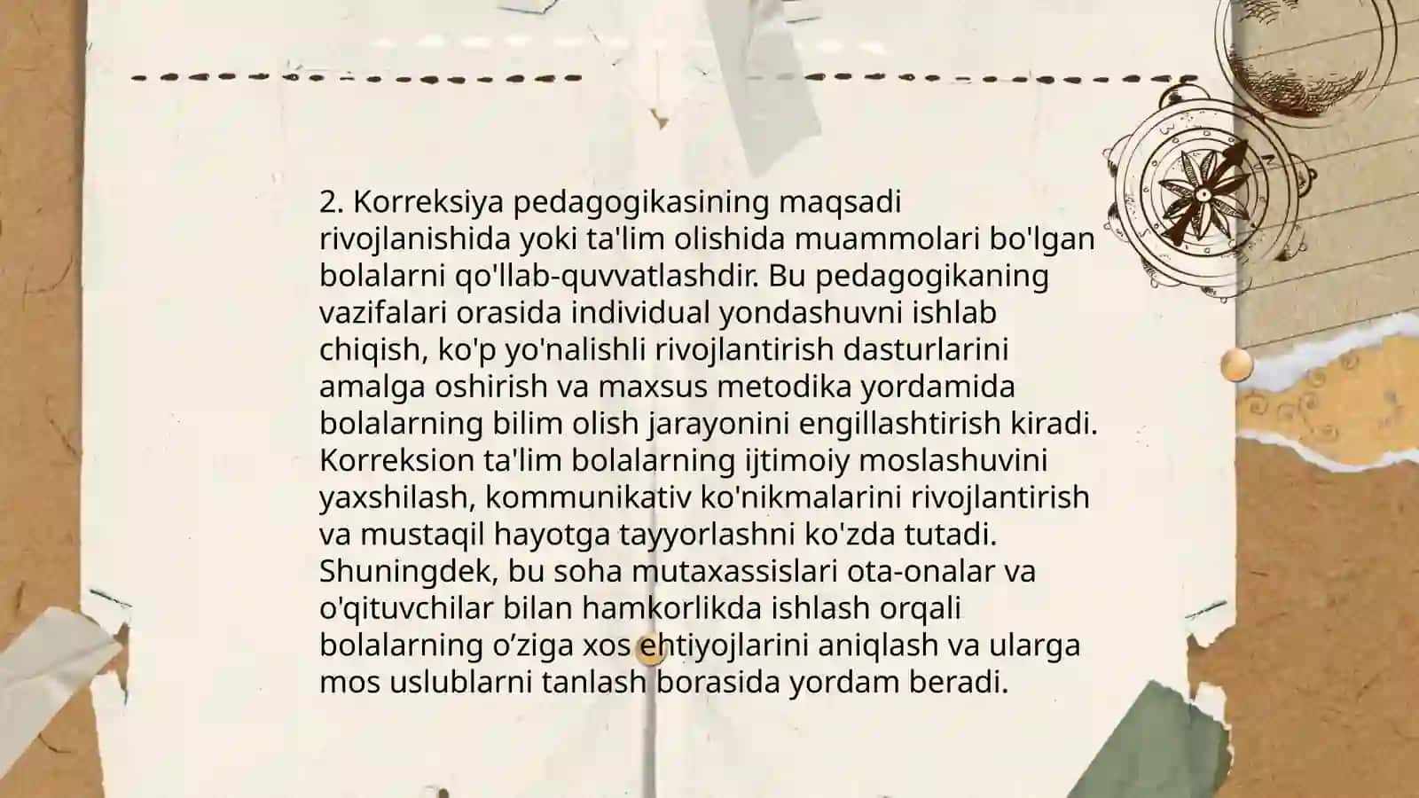 PEDAGOGIK KORREKSIYA VA UNI TASHKIL ETISH 4