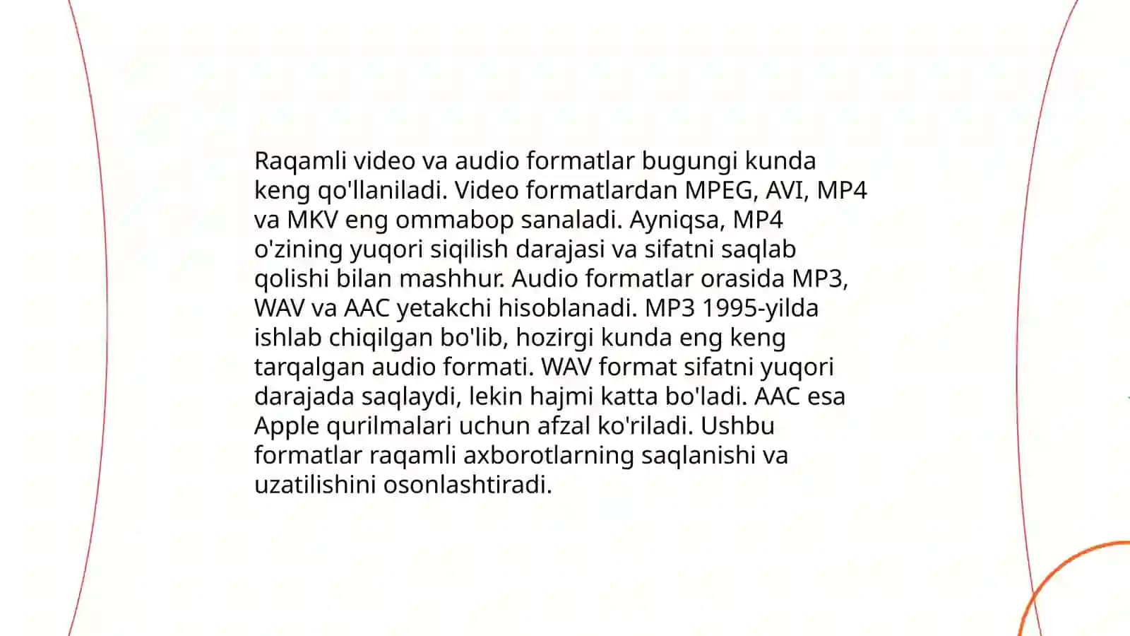 Multimedia texnologiyalari haqida tushuncha 4