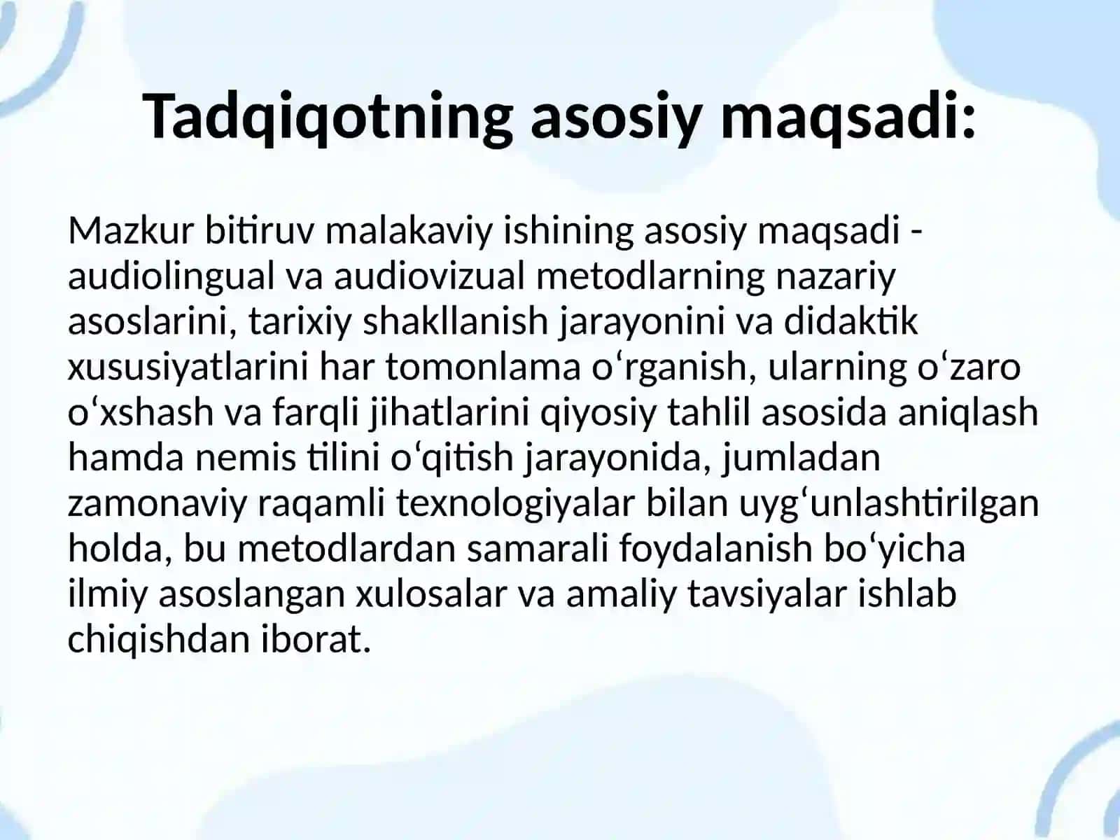 Chet tili ta‘limida audiolingual va audiovizual metodlar 4