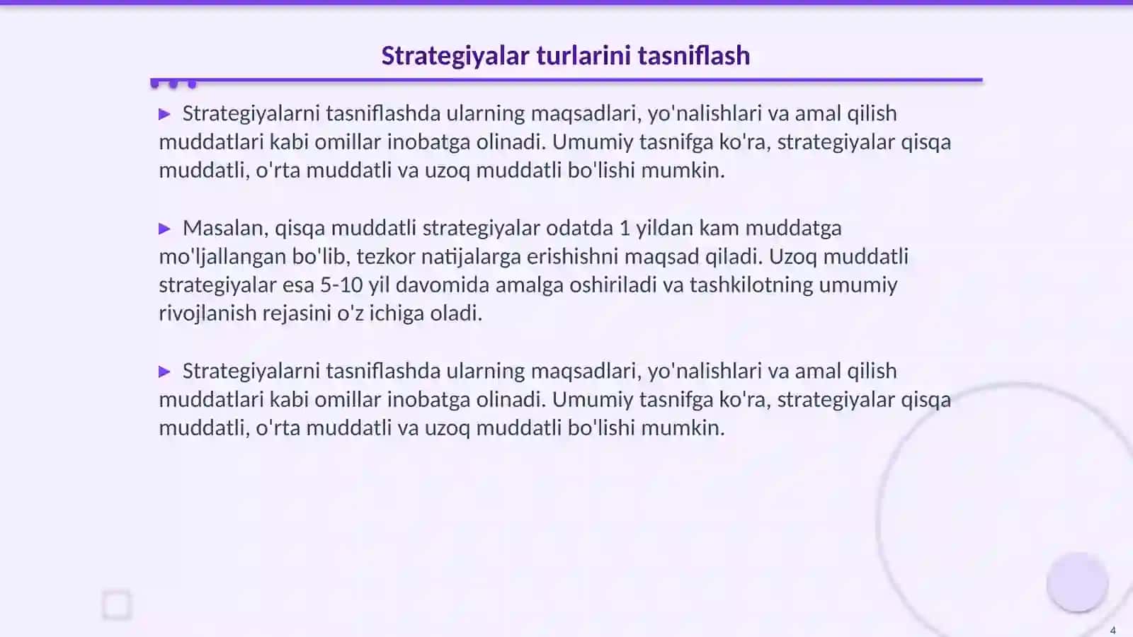 Strategiyalar turlari va shakllari 4