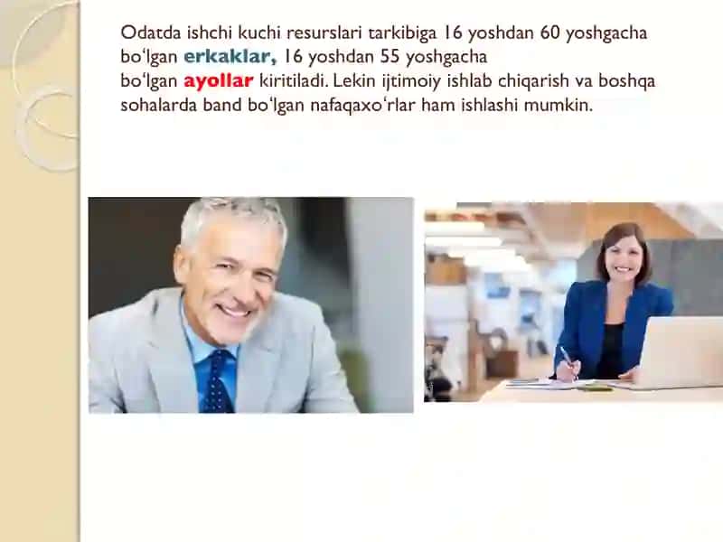 Yalpi ishchi kuchi uning bandligi va ishsizlik 4