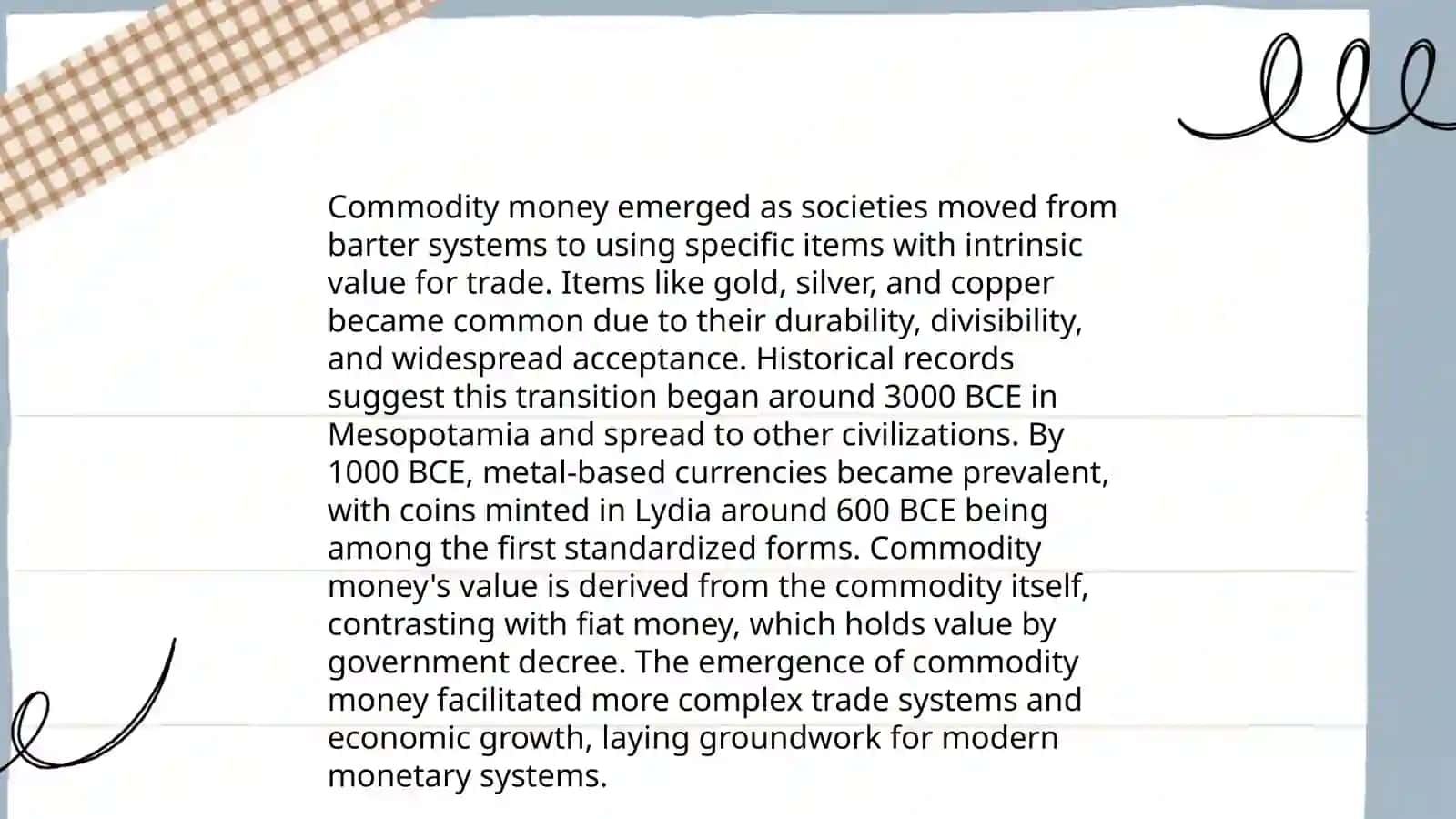 History of money. Money and its functions 4