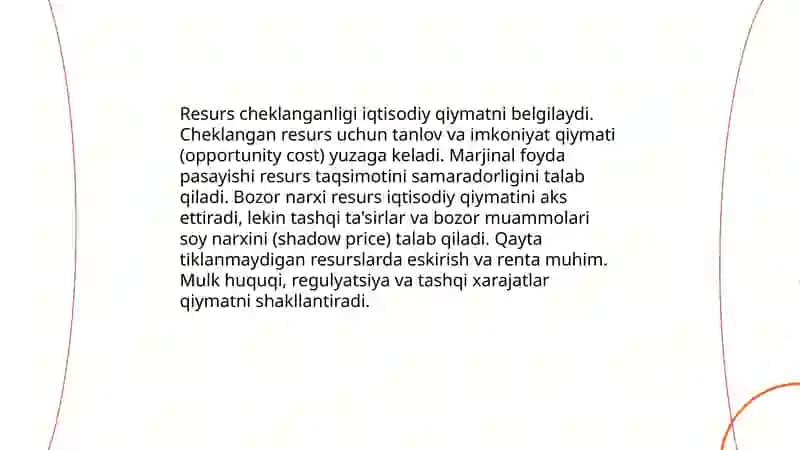 Tabiiy Resurslarni Baholash va Samara 4